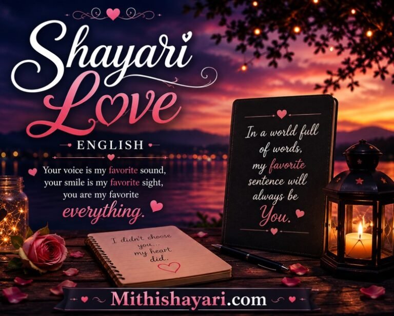shayari love english
